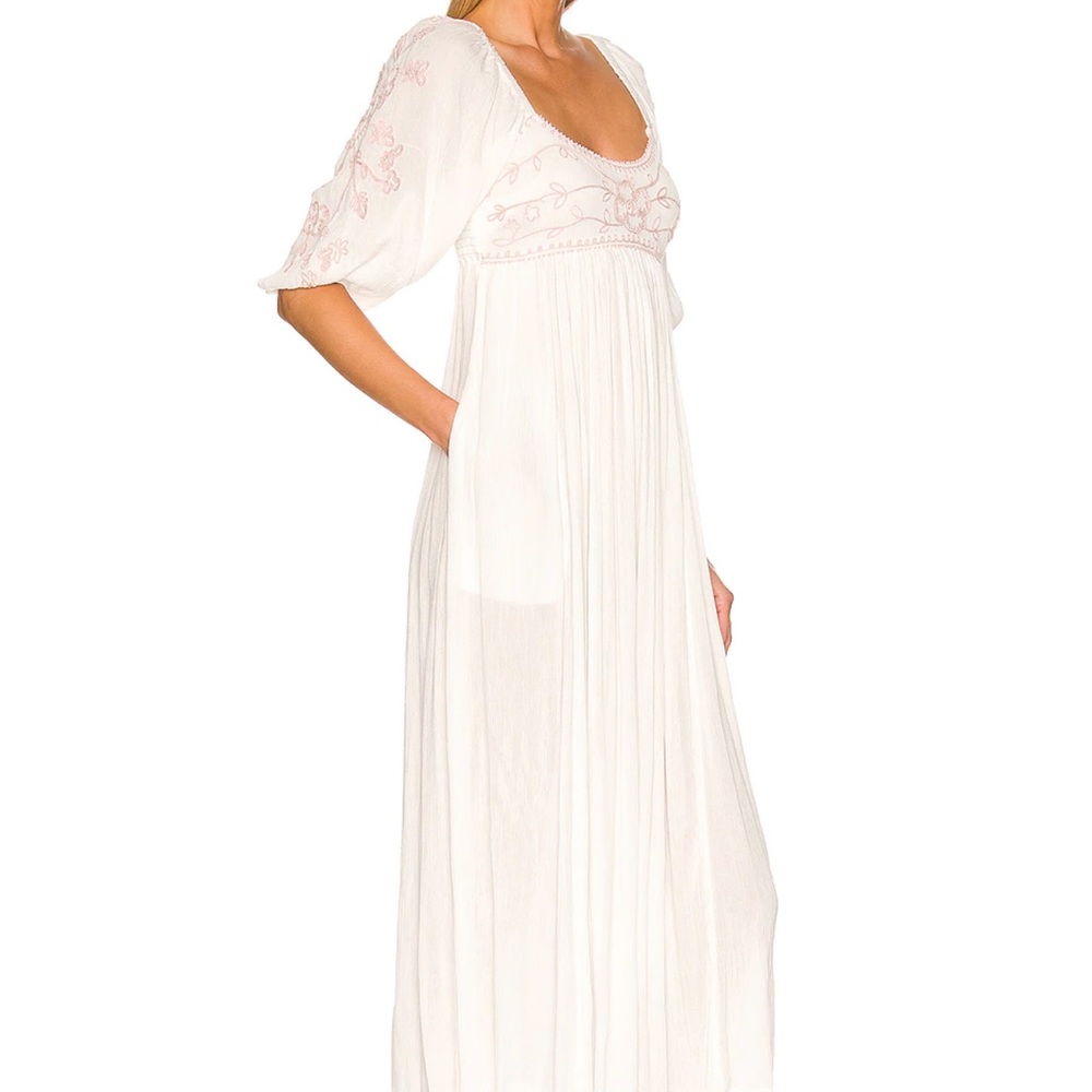 Free People Wedgewood Dress in Ivory - Picture 4 of 7